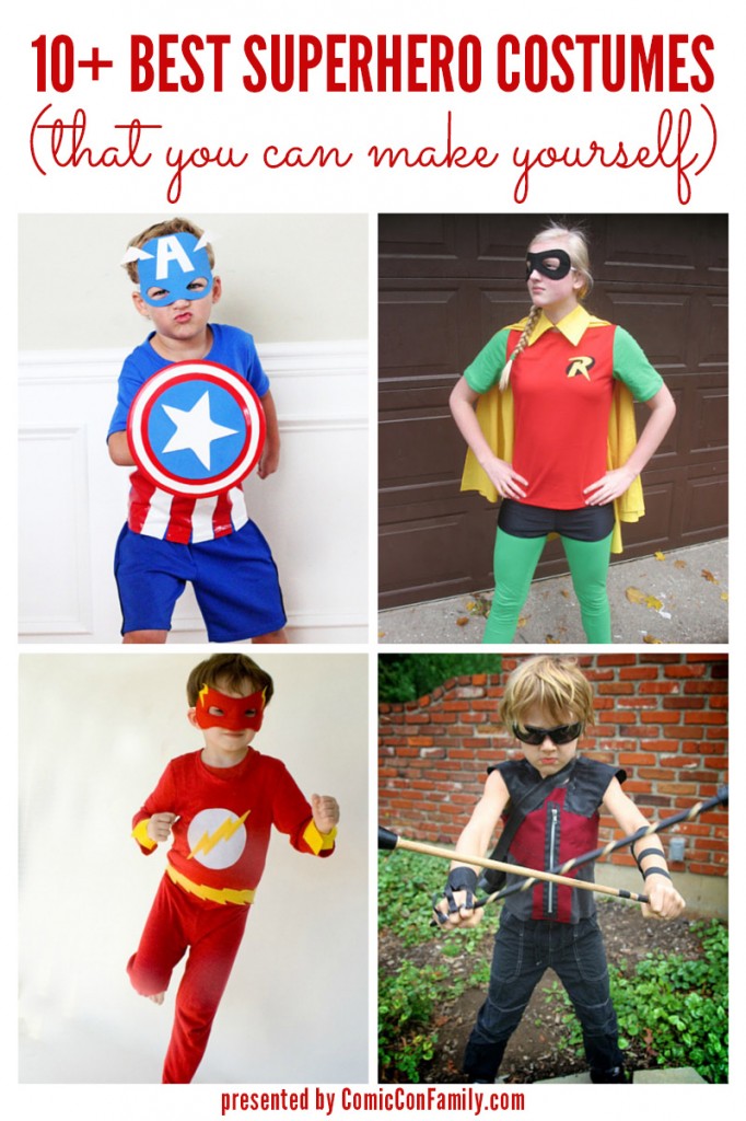 10+ Best Superhero Costumes (that You Can Make Yourself) - Comic Con Family