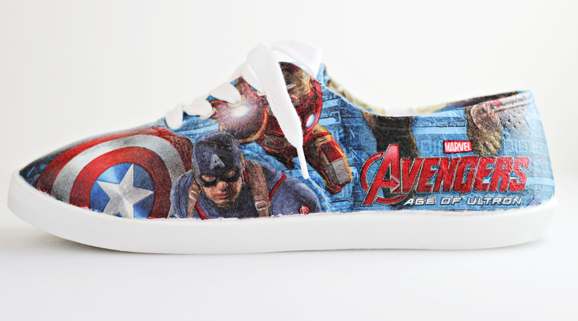 marvel themed shoes